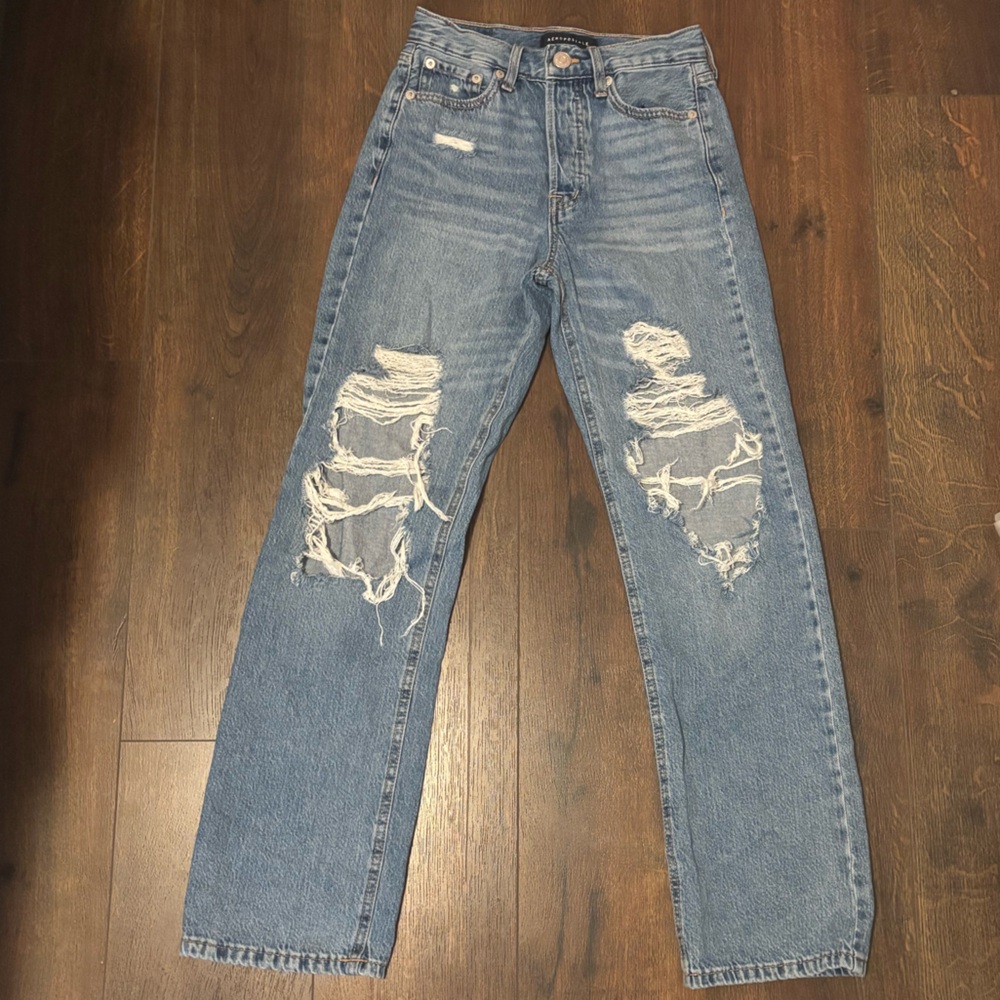 Aeropostale “90s baggy” jeans. Size 00